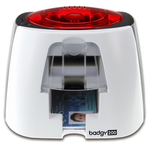 IMPRESORA DE TARJETAS BADGY 200 ALL IN ONE BORDE A BORDE