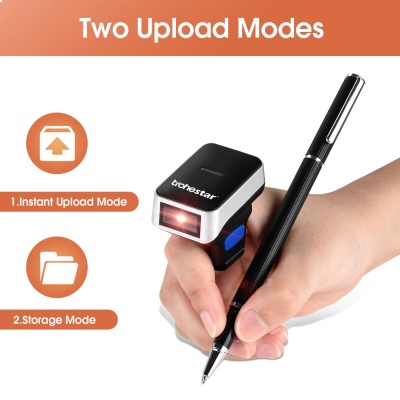 ANILLO LECTOR DE CODIGO DE BARRAS QR 2D 1D BLUETOOTH