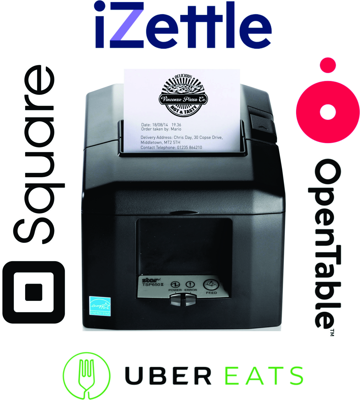 TSP654IIBI Térmica, Cortador automático, Bluetooth TSP654IIBI-24 GRY -  Impresoras